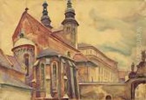 Widok Kosciola Sw. Andrzeja W Krakowie