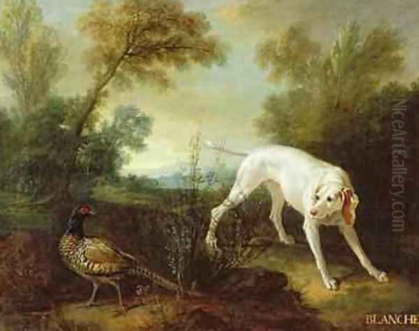 Blanche, Bitch of the Royal Hunting Pack by Jean-Baptiste Oudry