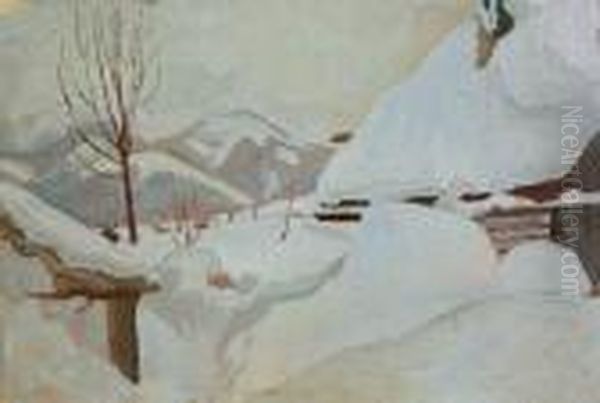 Widok Na Giewont W Zimie - view 1