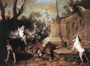 Dead Roe 1721 by Jean-Baptiste Oudry