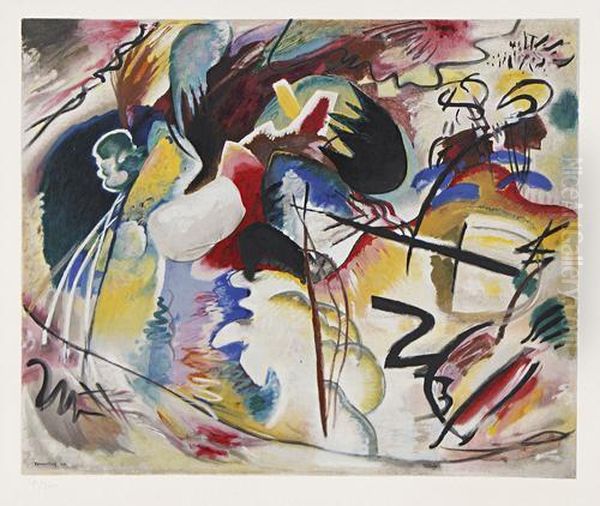 Tableau Avec Formes Blanches - view 1