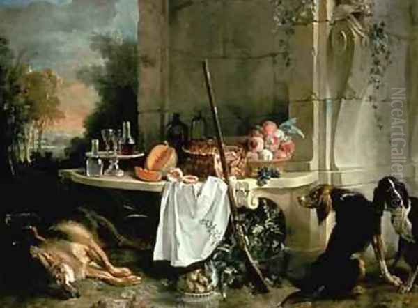 The Dead Wolf, 1721 by Jean-Baptiste Oudry