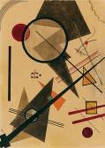 Schweres Fallen by Wassily Kandinsky