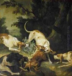 Fox Hunt 2 by Jean-Baptiste Oudry