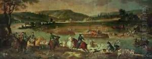 Hunting in the Forest at Compiegne by Jean-Baptiste Oudry