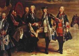 The Kings Boot, detail from the Meeting for the Puits-du-Roi Hunt at Compiegne