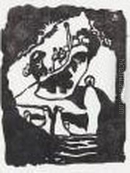 Landschaft Mit Aufrechter Weisser Figur. - view 1
