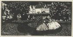 Rosen (roethel 14) by Wassily Kandinsky
