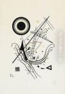 "lithographie Blau". 1922. by Wassily Kandinsky