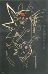 Fond Noir by Wassily Kandinsky