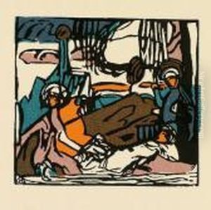 Regard Sur Le Passe by Wassily Kandinsky