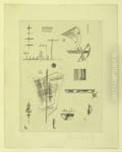 Erste Radierung Fur Die Editions <cahiers D""""art> by Wassily Kandinsky