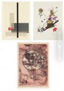 Frohlicher Aufstieg by Wassily Kandinsky