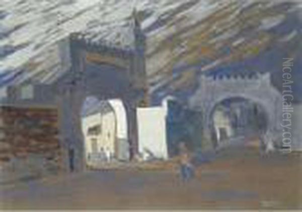 Bab Souika In Tunis - Mondnacht (bab Souika In Tunis - Moonlit Night) - view 1