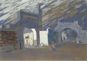 Bab Souika In Tunis - Mondnacht (bab Souika In Tunis - Moonlit Night) by Wassily Kandinsky