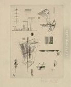 Erste Radierung Fur Die Editions 'cahiers D'art' by Wassily Kandinsky