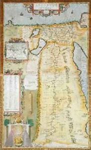 Map of Ancient Egypt, 1584 by Abraham Ortelius
