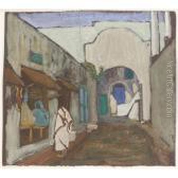 Strasse In Tunis (street In Tunisia) - view 1
