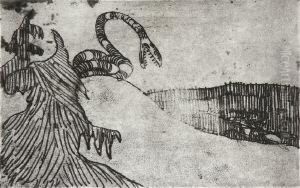 Schlange. by Wassily Kandinsky