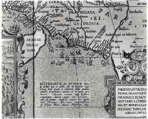 Map of Alexander the Greats empire, from Abrahami Ortelli theatri orbis terrarum parergon, published in Antwerp in 1674 by Abraham Ortelius