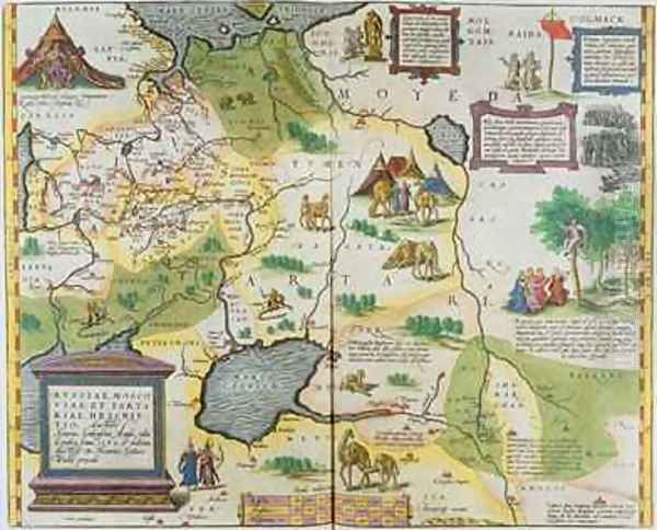 Map of the Russian Empire, 1588 - view 1