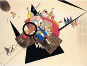 Schwarzes Dreieck (black Triangle) by Wassily Kandinsky