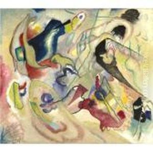 Skizze Fur Sintflut Ii (sketch For Deluge Ii) by Wassily Kandinsky