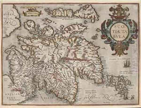 Scotiae Tabula, 1580 - view 1