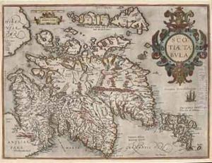 Scotiae Tabula, 1580 by Abraham Ortelius