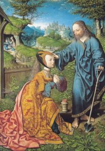 Christ Appearing to Mary Magdalen as a Gardener