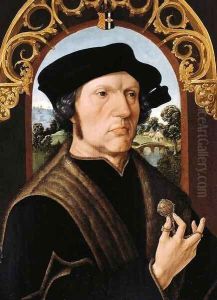 Portrait of a Man 2 by Jacob Cornelisz Van Oostsanen