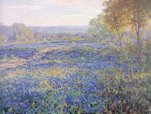Fields of Bluebonnets 1920 by Julian Onderdonk
