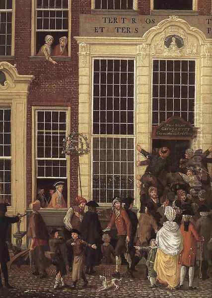 The Lottery Office (detail) 1779 - view 1