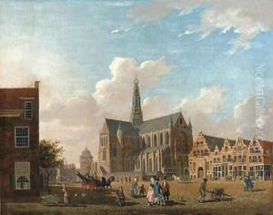 A view of St. Bavo's Cathedral