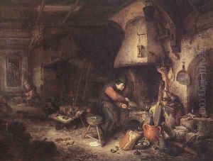 Alchemist 1661 by Adriaen Jansz. Van Ostade