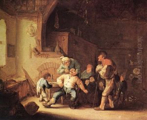 Barber Extracting of Tooth 1630-35 by Adriaen Jansz. Van Ostade