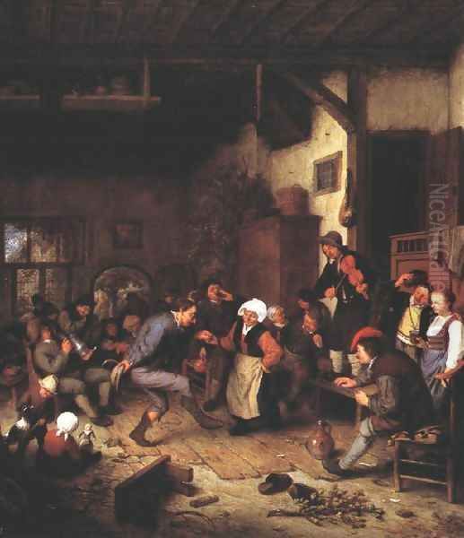Merrymakers in an Inn 1674 - view 1