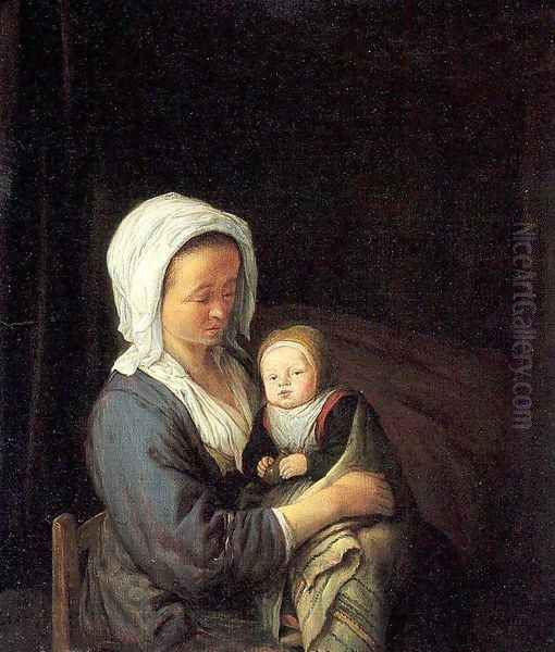 Woman Holding a Child in her Lap 1652 - view 1