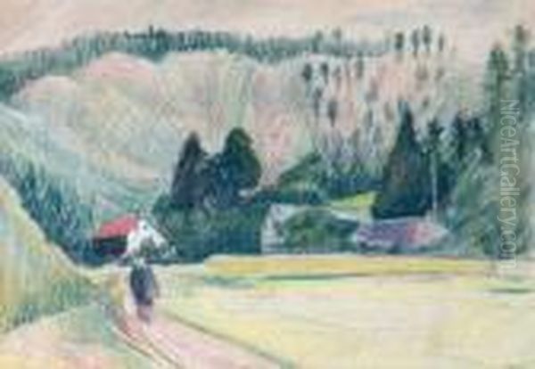 Personnage Sur Un Chemin - view 1
