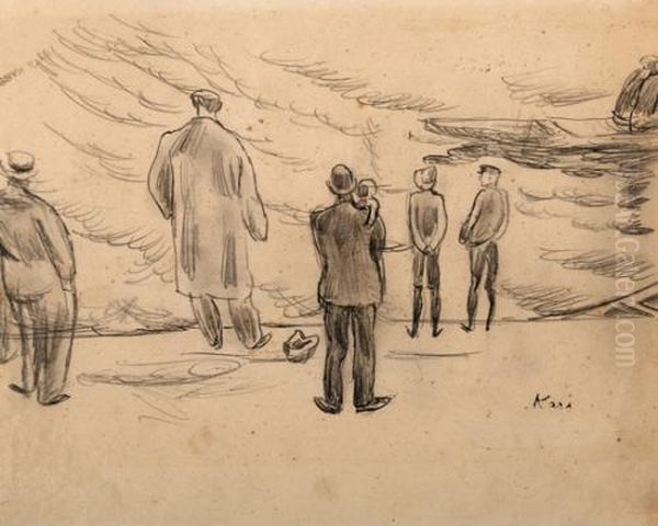 Figures At The Beach - view 1