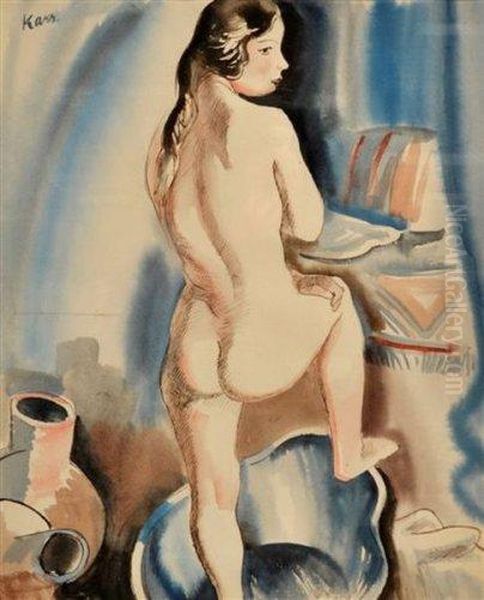 Femme A La Toilette - view 1
