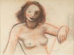 Portrait De Femme by Georges Kars