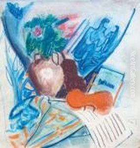 Nature Morte Aux Violons by Georges Kars