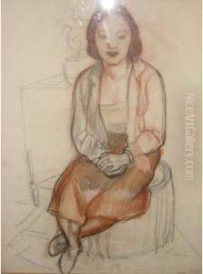 Jeune Fille Assise Jeune Fille Assise