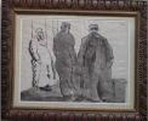Trois Juifs by Georges Kars