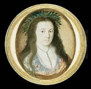 A Lady in Masque Costume c. 1610 by Isaac Oliver