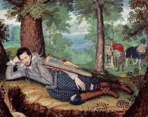 Edward Herbert 1st Baron Herbert of Cherbury 1610-14 by Isaac Oliver