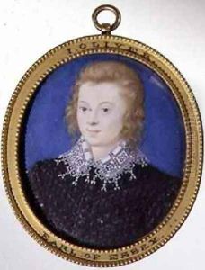 Portrait of Robert Devereux Earl of Essex by Isaac Oliver