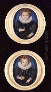 Two Little girls 1590 by Isaac Oliver