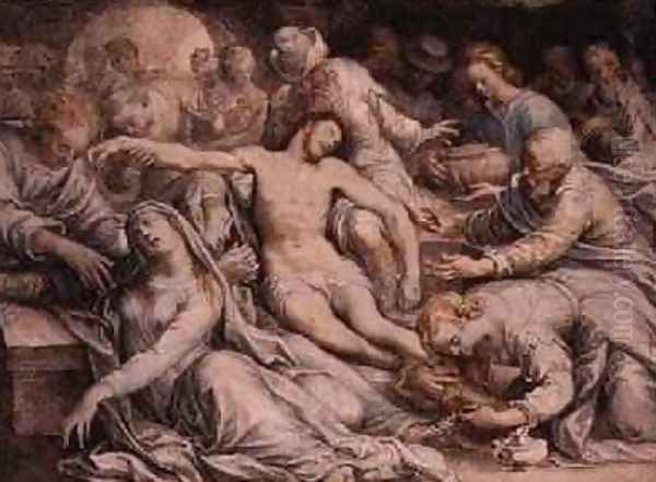 The Lamentation over the Dead Christ 1585 - view 1